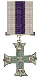 Military Cross awarded to William George Deakin in 1918