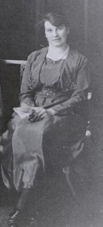 Florence Kate Tandy Deakin photographed in Wigan in 1921